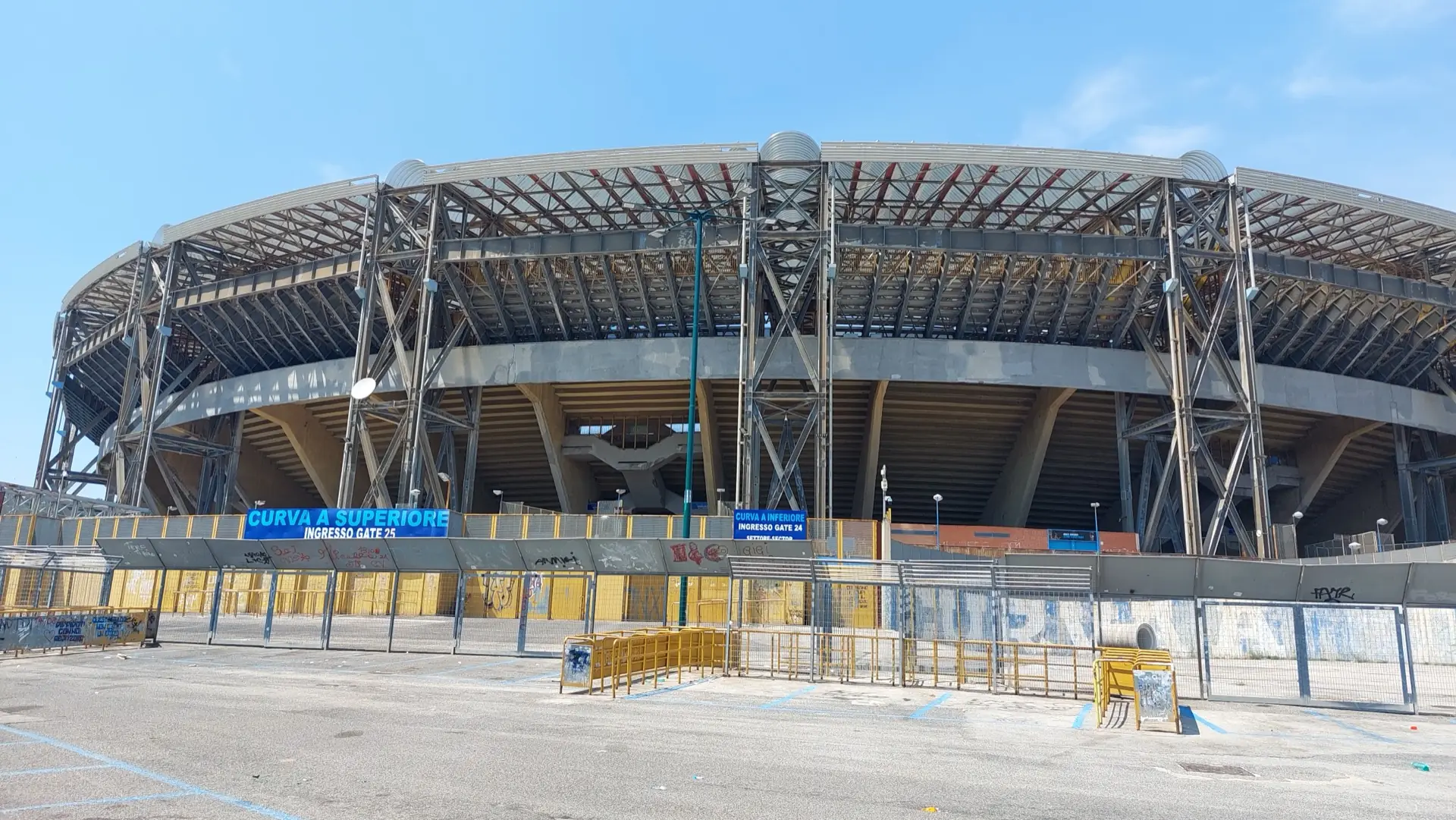 Stadio Diego Armando Maradona in Naples, venue for Napoli versus Arsenal