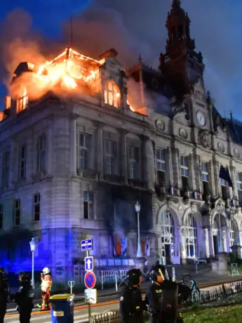 Limoges Town Hall Fire  France Confronts Damage and Questions Over Security Failures