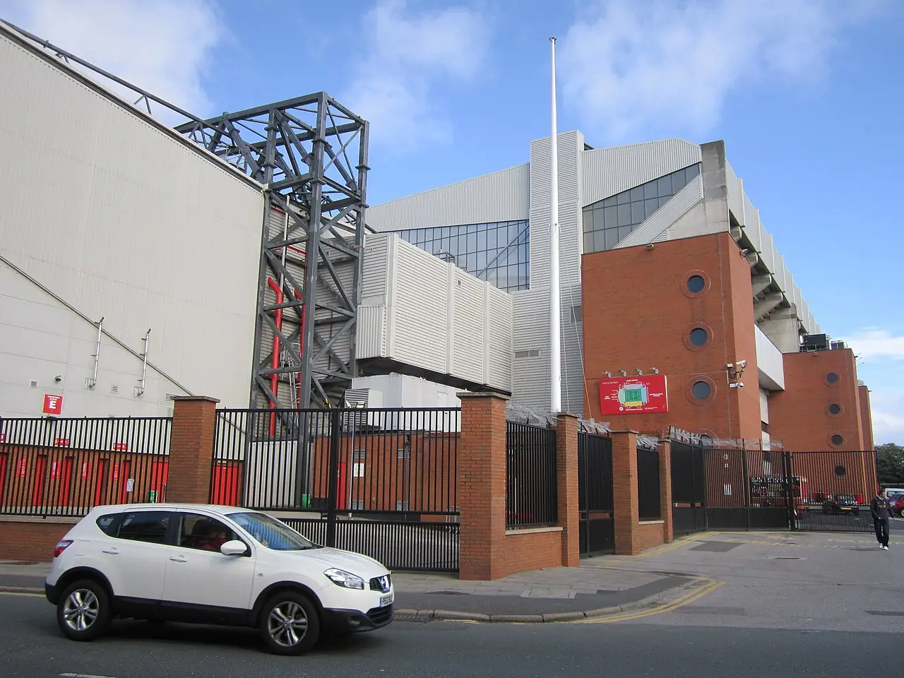 Exterior of Anfield stadium in Liverpool on September 29, 2012; archive photograph