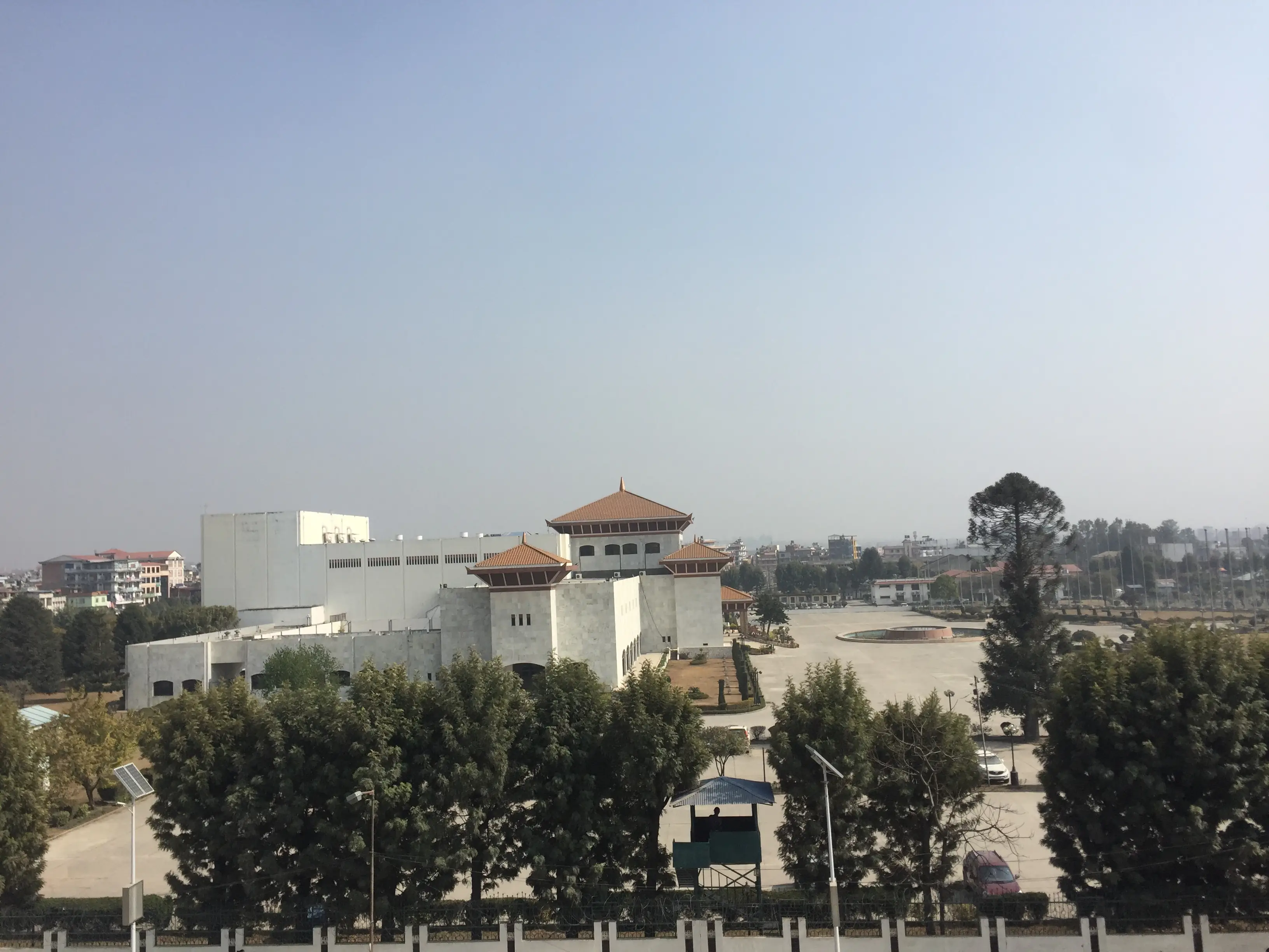 Birendra International Convention Centre in Kathmandu, photographed January 30, 2018; archive view before the 2025 protests
