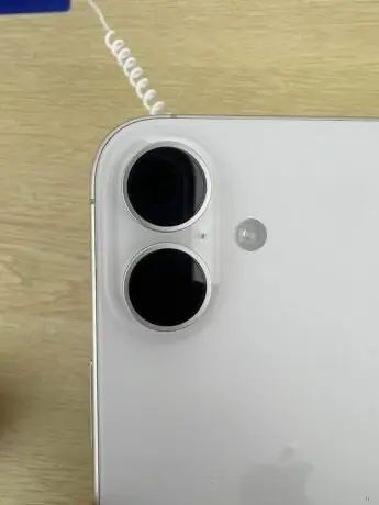 Archive photograph of an iPhone 16, unrelated to the GFS Pride cargo or viral footage
