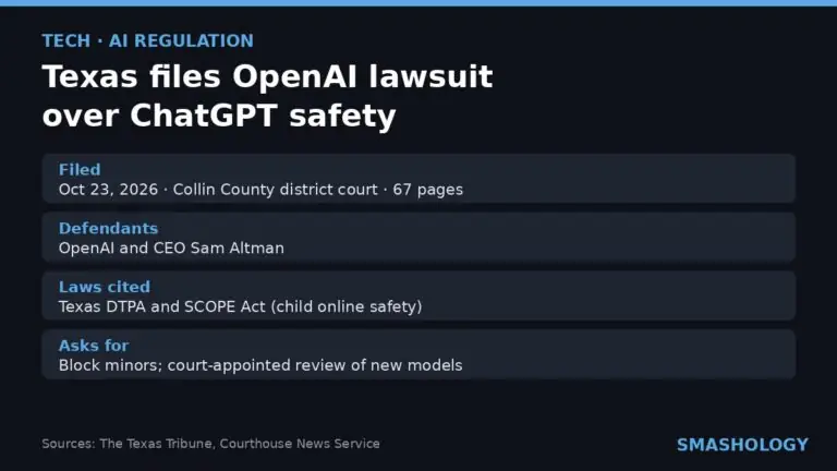 Texas OpenAI lawsuit key facts: filed by Ken Paxton against OpenAI and Sam Altman