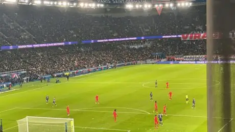Archive view of a match at the Parc des Princes in Paris on December 1, 2021.
