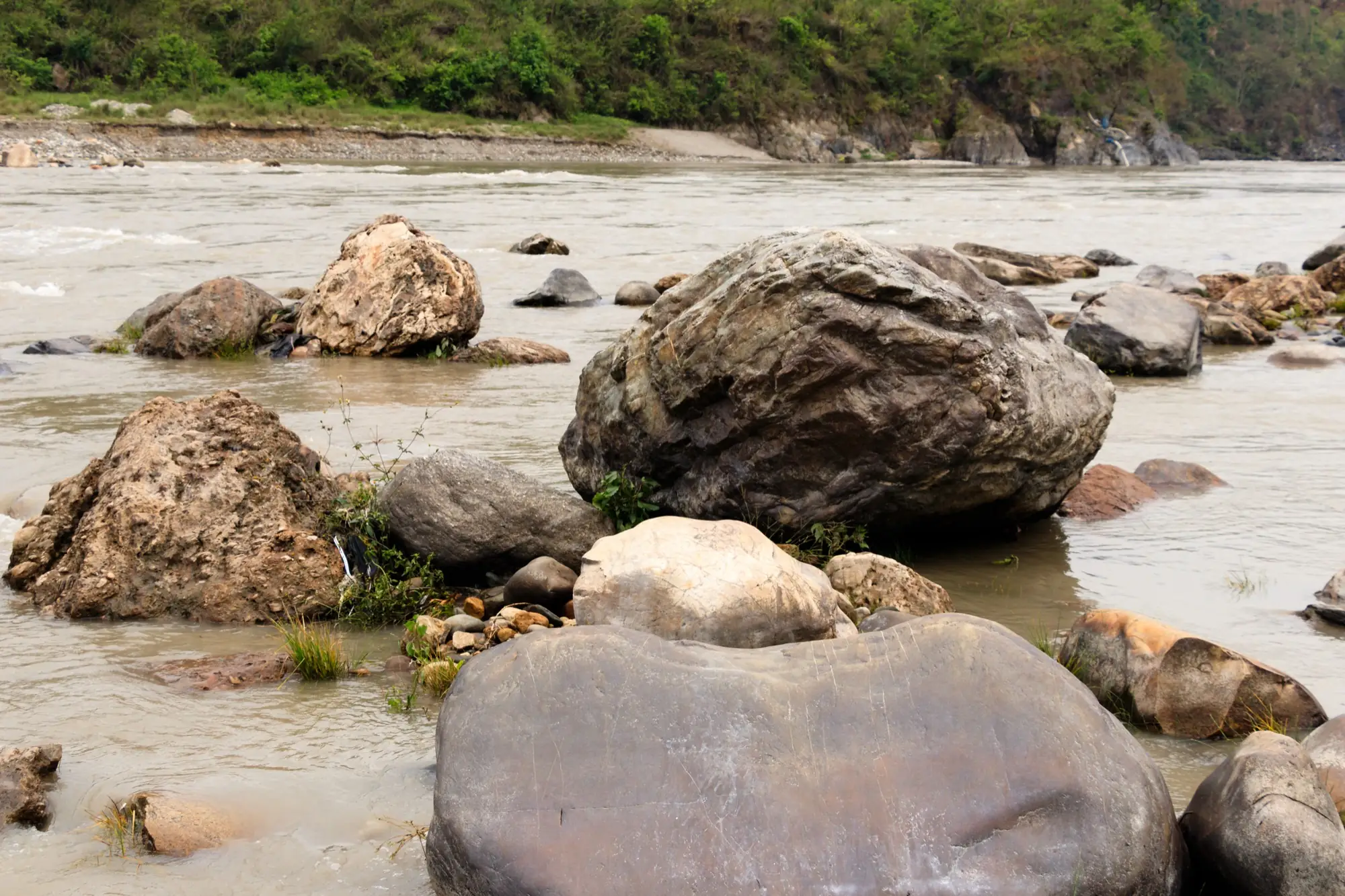 Archive Trishuli River view illustrating Nepal flood aid coverage